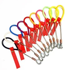 4x Motorsport Heavy Duty Wire Tow Eye Strap Loop - Race Rally MSA Approved