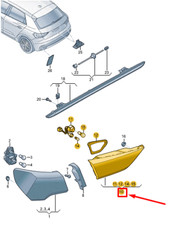 Audi A1 GB Heckklappe Rücklicht hinten links 82A945093C NEU ORIGINAL