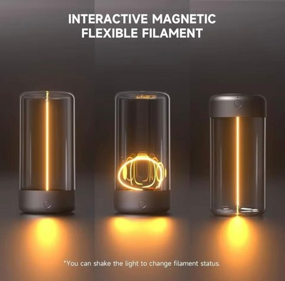 Portable Quantum Wire Magnetic Light - Type-C Rechargeable | Ambient LED Lamp.