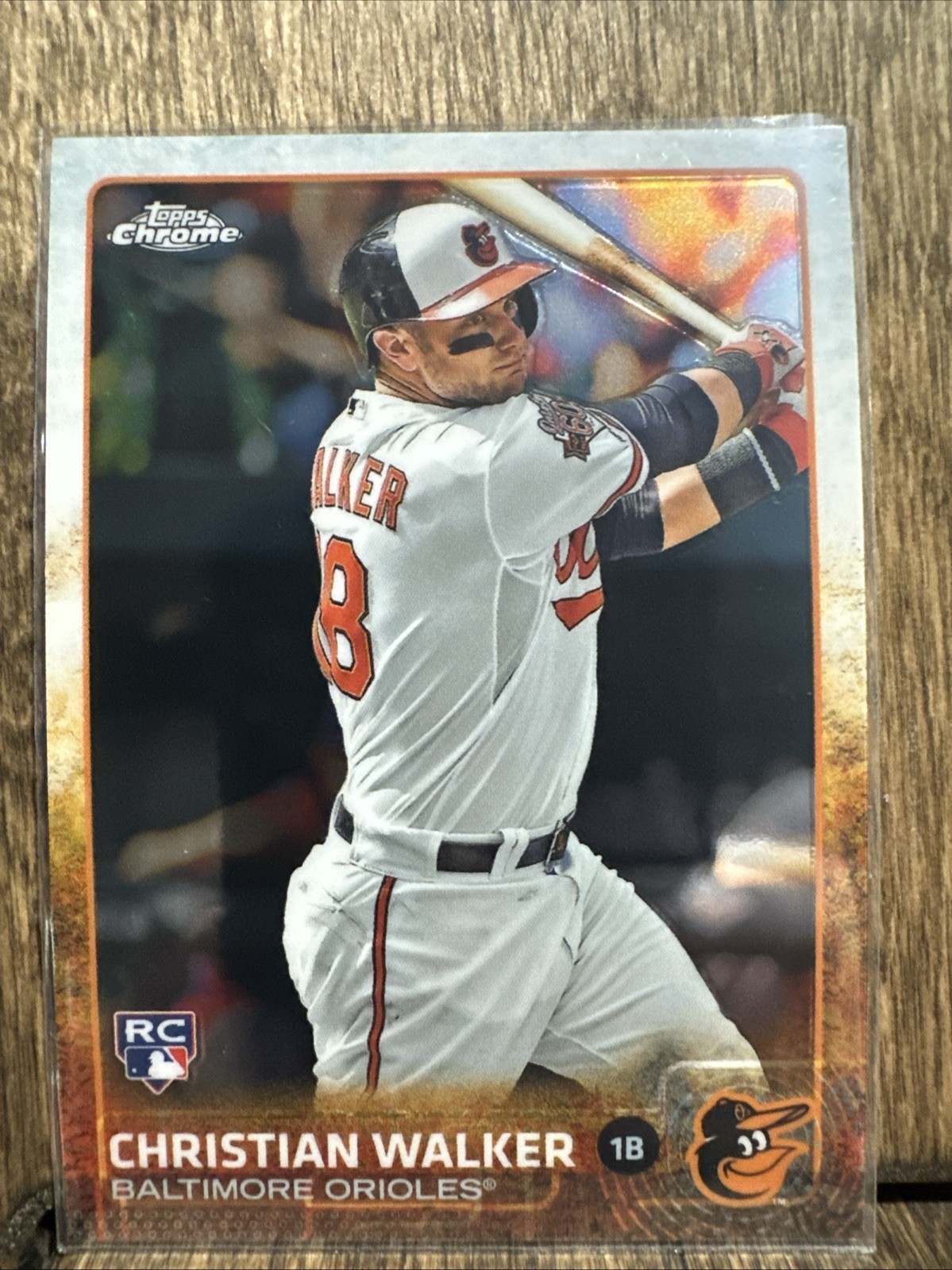 2015 Topps Chrome Christian Walker #192 RC Baltimore Orioles