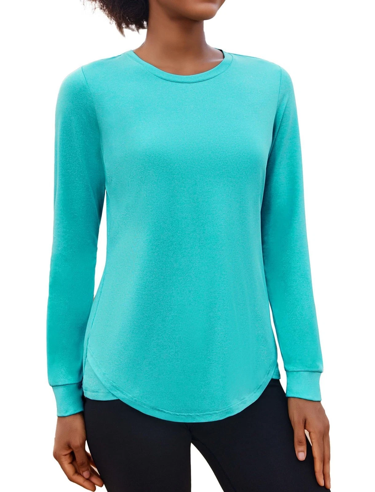 Sports Shirt Women UV Shirt Long Sleeve Sports TShirt Fitness UPF 50+ Sun Protection F...