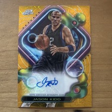 2023-24 Topps Cosmic Chrome - Autographs Jason Kidd #CCAV-JK Gold...