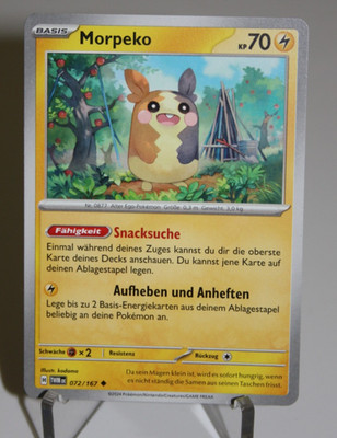 ''072/167 Morpeko 70 KP Basic Normal Deutsch Uncommon Excellent''