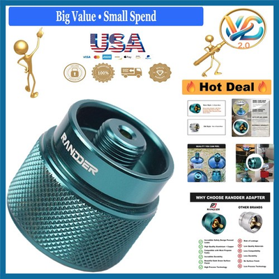 #ad #ad Camping Stove Propane to Butane Adapter Gas Converter 16 oz Refill EN417 Valve $20.01