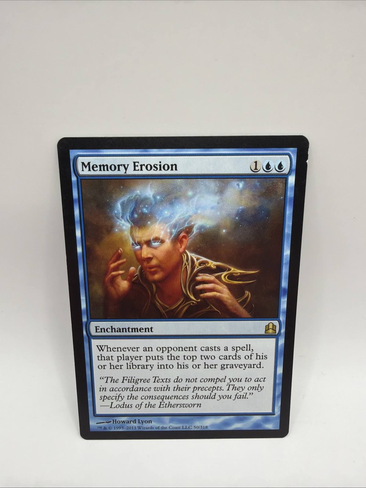 Wizards of the Coast Memory Erosion Commander Rare Enchantment 50 English LP