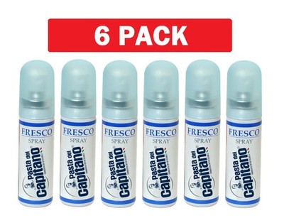 6 Pack Pasta Del Capitano Fresco Mouth Spray Mint Flavor 15ml/0.5 fl Oz