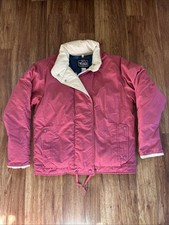 Piumino d'oca donna vintage The Woolrich rosa piccolo full zip sci anni 80