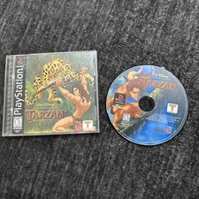 TARZAN PlayStation 1 PS1 TESTED WORKING GAME DISK COMPLETE