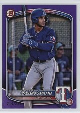 2025 Bowman Prospects Purple 214/250 Paulino Santana #BP-72 1ny5