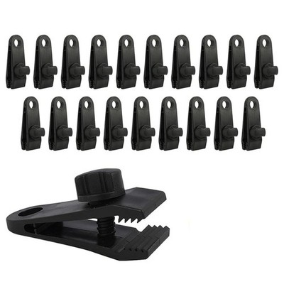 50 robuste Planenclips, 8 cm wasserdichte Gardinenclips für Camp7968