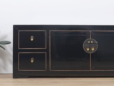 chinesisches Sideboard TV Bord 2 Türen 4 Schubladen #M-SID-A34B