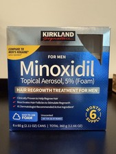 Kirkland Minoxidil 5 Foam Men Hair Regrowth Treatment