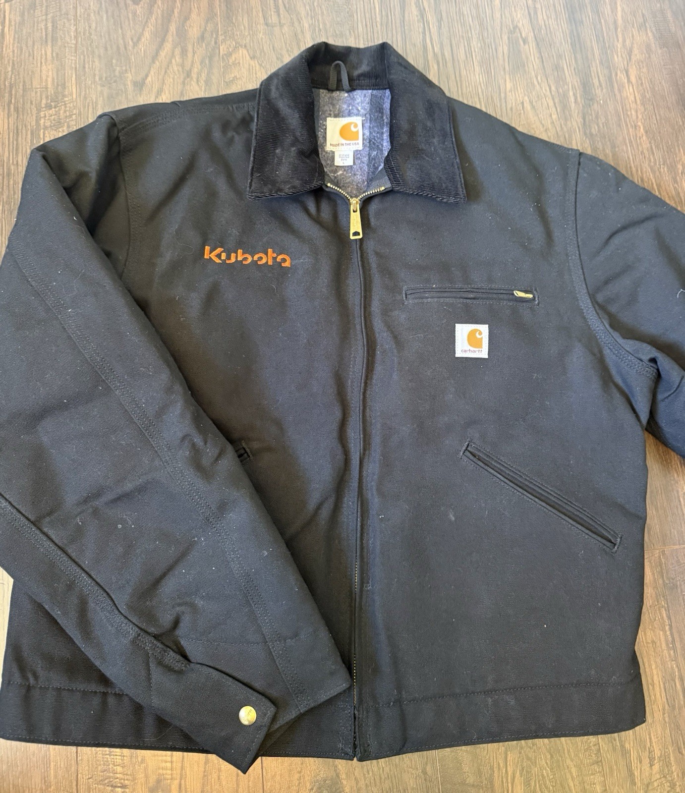 Carhartt Blanket-lined Black Detroit Jacket USA! (men’s Large)