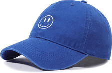 Unisex Basic Solid Baseball Cap Vintage Washed Distress Cotton Low Profile Dad H