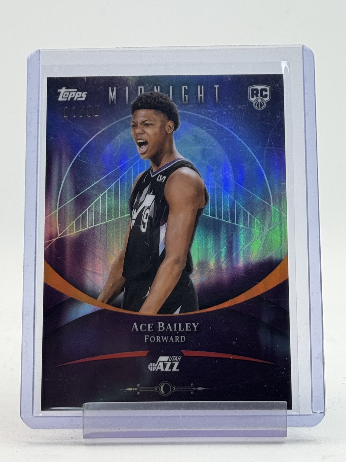Ace Bailey 2025 Topps Midnight #65 Summer Solstice /50 Price Guide 