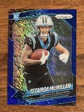 Tetairoa McMillan Prizm Blue Shimmer /35 ! Propre 🧼. Match couleur 🧊. Invest ! 🔥