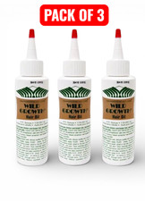 3x Wild Growth Hair Oil 4oz UK Hair Growth Treatment Natural Scalp Frizz Control