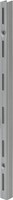 Trendline Wandschiene 1-Reihig Grau 200 X 1,5 Cm Wandschiene