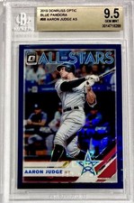 2019 Donruss Optic #98 Aaron Judge All-Stars BLUE PANDORA PRIZM /99 BGS 9.5 GEM