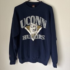 Vtg 90’  University Connecticut (UConn) Huskies Crewneck Sweatshirt XL Rare USA