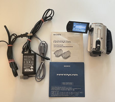 Sony DCR-SR42 SD, 30GB HDD Silver  Charger Same Day Shipping