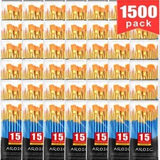 AROIC Acrylic Paint Brush Set, 100 Packs / 1500Pcs Nylon Hair Paint Brushes