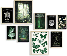 Fairycore Wall Art, Set of 9 Pcs Unframed Posters, Cottage Core Wall Decor, Fair