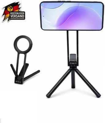 Mini Smartphone Stativ mit Magnet & Karabiner für Vlogging, Selfies, Reisen
