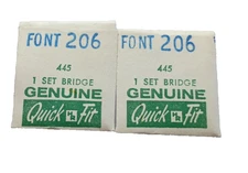 FONT 206 Set Bridge Setting Lever Spring WATCH PART 445/288 (2-pack)