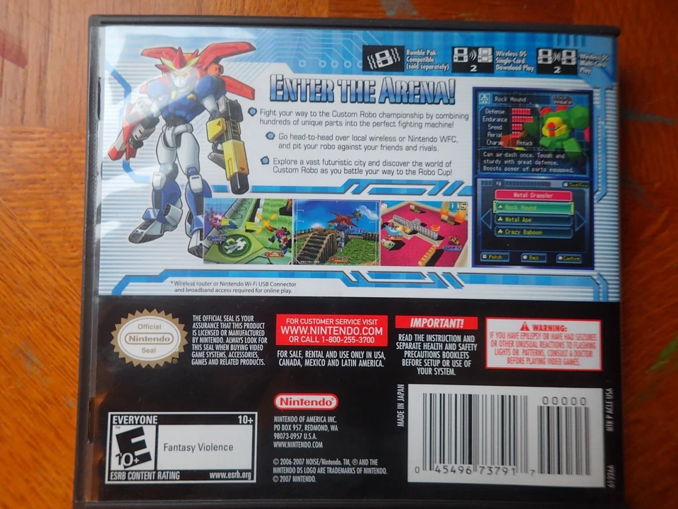 Custom Robo Arena (Nintendo DS) Complete, tested multiplayer - Image 2 of 4
