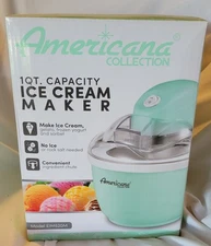 NEW Americana Collection 1 Qt Electric Ice Cream Maker Quick Freeze Bowl EIM520M