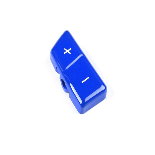Steering Wheel Volume Button Cover Trim For BMW 1 Series E81 E82 E87 06-11 Blue - Picture 9 of 13