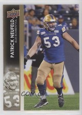 2022 Upper Deck CFL Gold Patrick Neufeld #80 1g8w