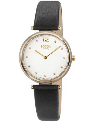 Boccia 3349-01 Ladies Watch Titanium Sapphire crystal 30mm 5ATM