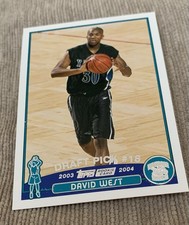 2003-04 Topps - Draft Pick #18 David West #238 (RC)new Orleans Hornets Forward