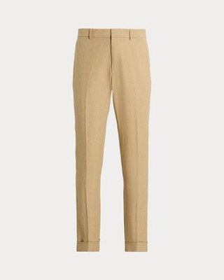Polo Ralph Lauren Dress Pants Men's 38x30 Coastal Beige Linen Trousers
