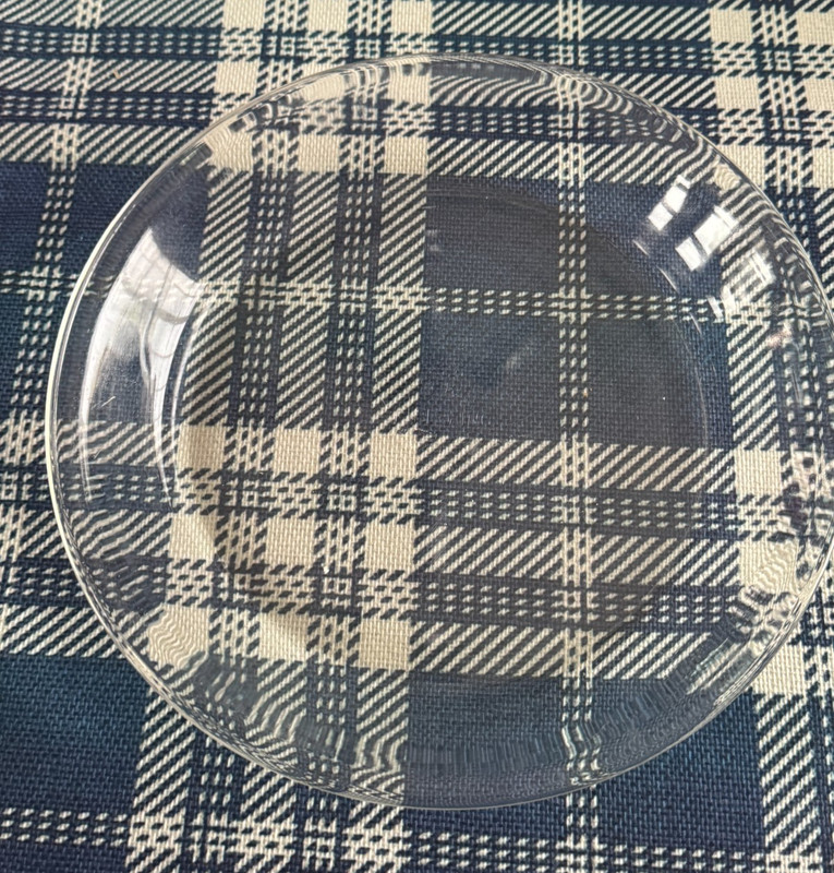 Vintage  Fire King #460 Pie Plate 9" Inch Clear Glass Dish Made in the USA