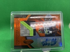 2016 Certified - Freshman Fabrics Signatures Alex Collins Mirror Orange /199