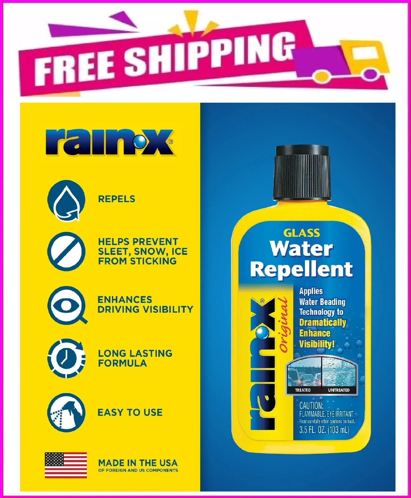 Rain- x Original Treatment 3.5 oz - 800002242W
