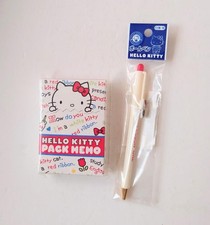 Hello Kitty Memo  Clip Pen Set Unopened SanRIO