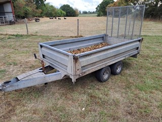 4 Wheel Trailer with Loading Ramp approx 6 x 4ft