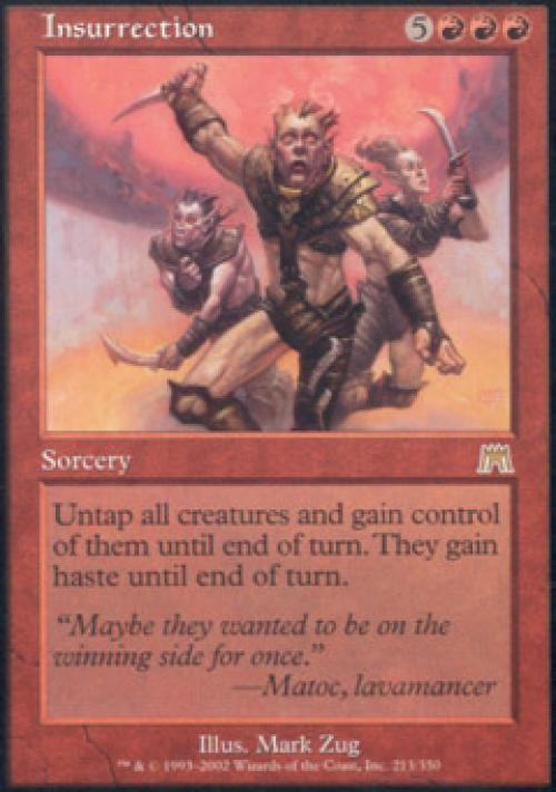 MTG English Insurrection NM Normal Onslaught