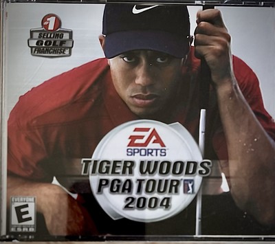 Tiger Woods PGA Golf Tour Retro Game 2004 Vintage PC CD-ROM Deluxe 3 Disc Set FS