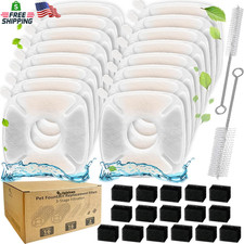 34 Pcs Cat Fountain Filters Replacement Compatible with VEKEN 95Oz/2.8L Cat Wate