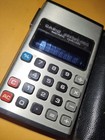 CP-801C Casio pocket mini Calculator W/Case and Brochure Made in Japan — photo 2