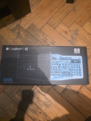 Logitech G105 Gaming Tastatur USB UK Englisch QWERTZ Schwarz 920-005050