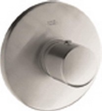 HANSGROHE AXOR 35375801 STEEL Ecomax Thermostatic TRIM, STEEL FINISH