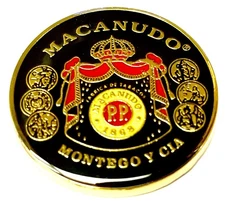 Macanudo Montego y Cia Cigar Challenge Coin Black Enamel Gold