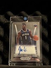 2021-22 Panini Prizm Zion Williamson Flashback Signatures Auto #FS-ZWL 
