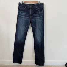 AG Adriano Goldschmied Jeans Mens 34x36 The Graduate Tailored Leg Blue Denim
